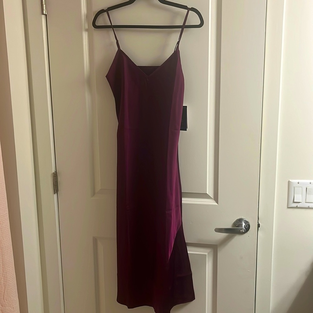 Knix x the birds papaya slip dress purple size S